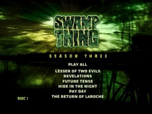 Swamp Thing Volume 3 - DVD Menu